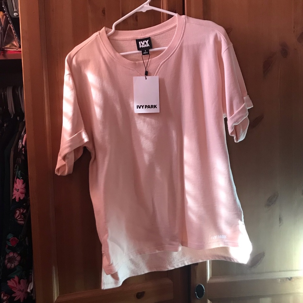 Brand New Pink Ivy Park Short Sleeve Shirt - Small